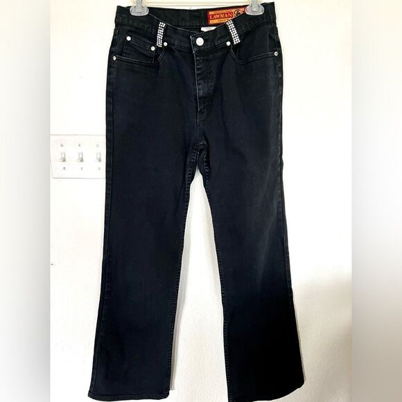 Lawman Slim Fit High Rise Flared Jeans - Picture 1 of 9